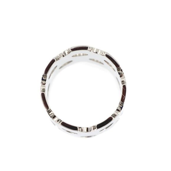 Hermes Scarf Ring Punching Silver Perforet Accessory Small Scarf - Picture 5 of 7